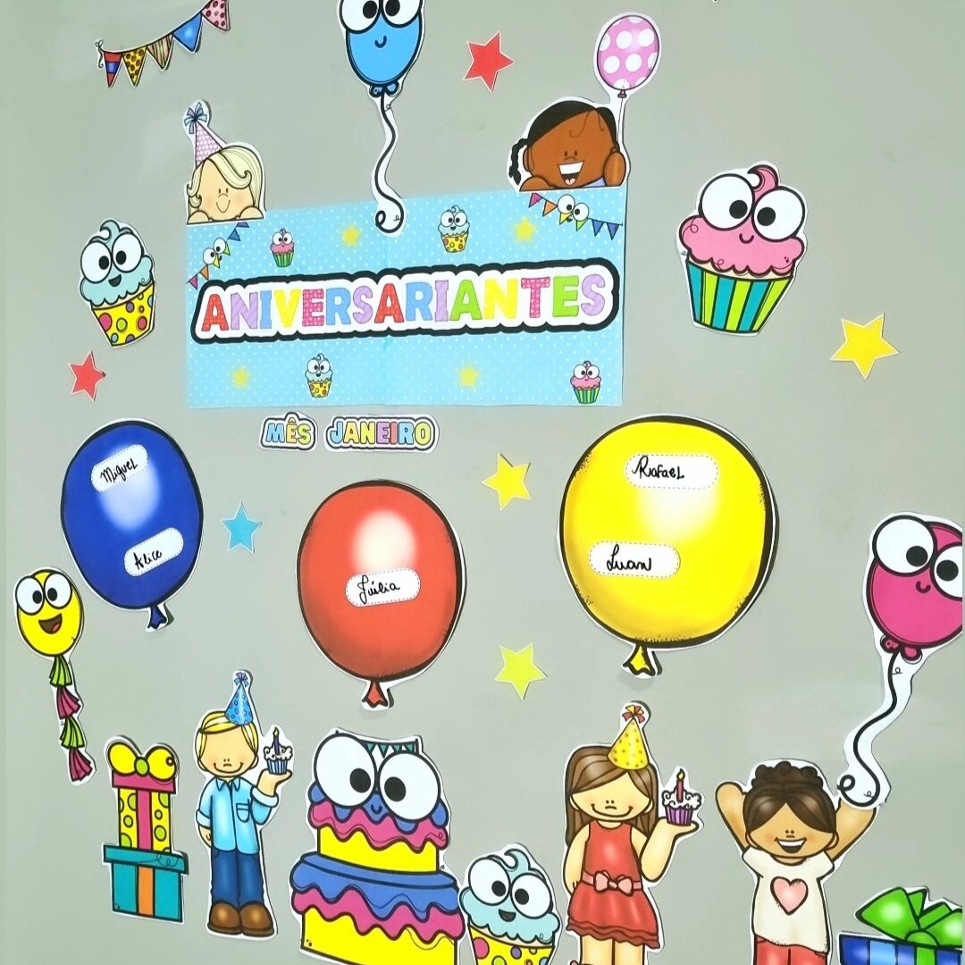 PAINEL DECORATIVO ANIVERSARIANTES