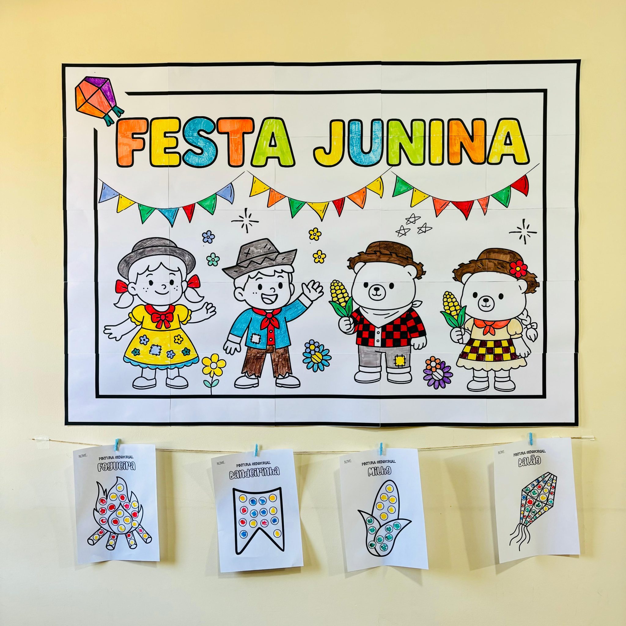 Painel Decorativo Junino no tema Bobbie Goods 🌽 – Educa Arte Materiais ...