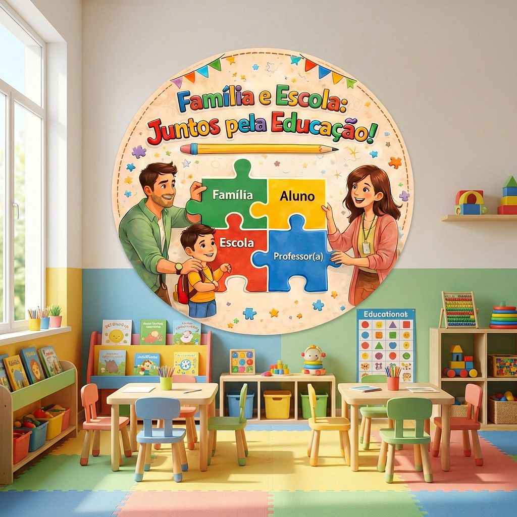 PAINEL REUNIÃO DE PAIS QUEBRA-CABEÇA