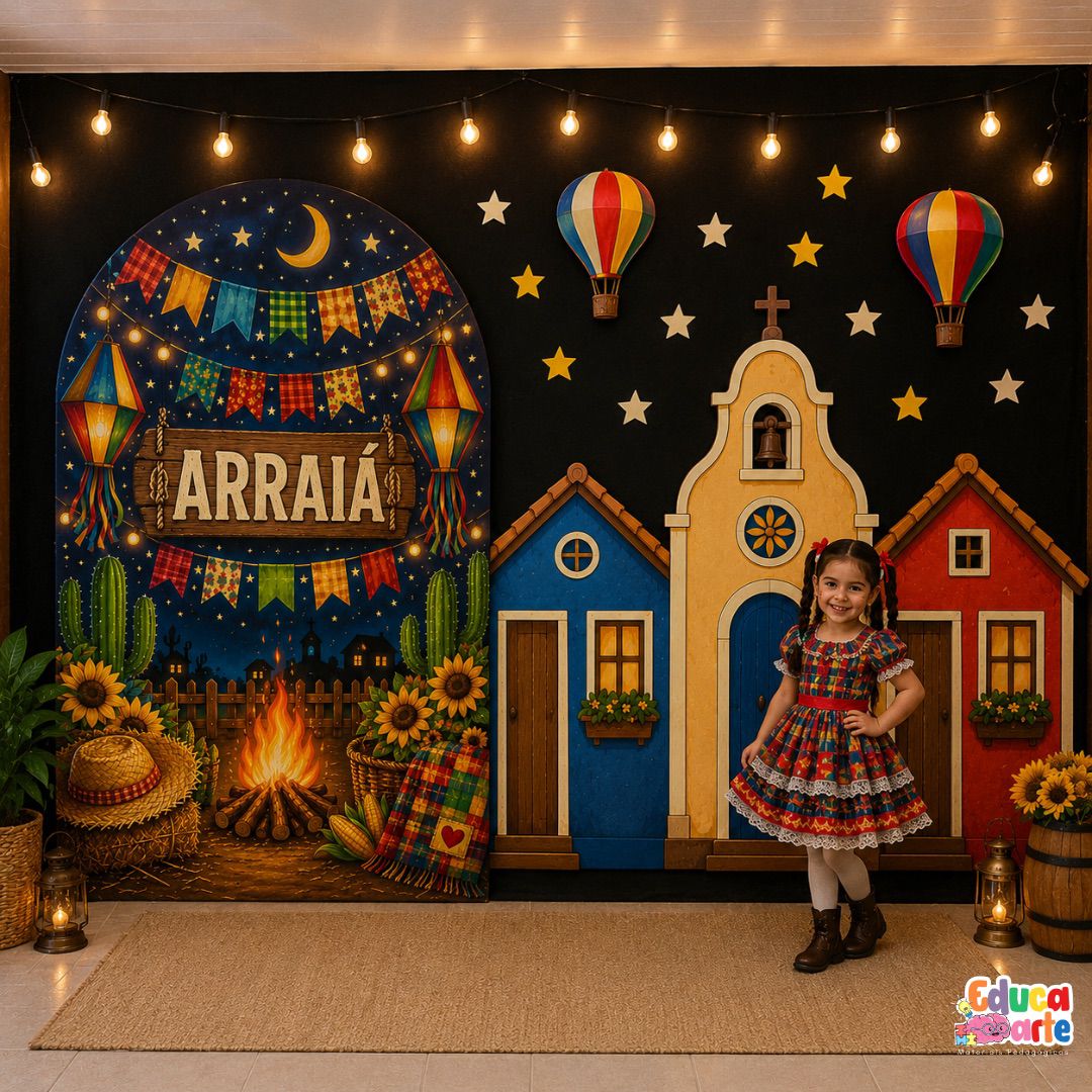 PAINEL CENÁRIO ARRAIÁ