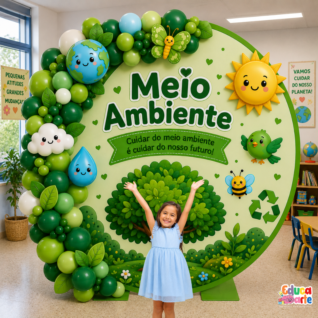 PAINEL MEIO AMBIENTE PARA FOTO