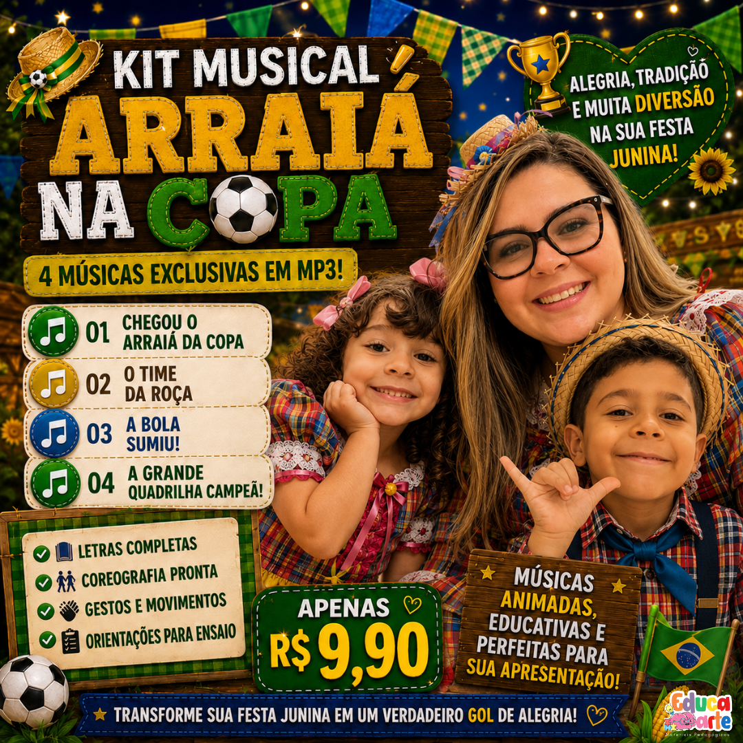 KIT DE MÚSICAS ARRAIÁ DA COPA