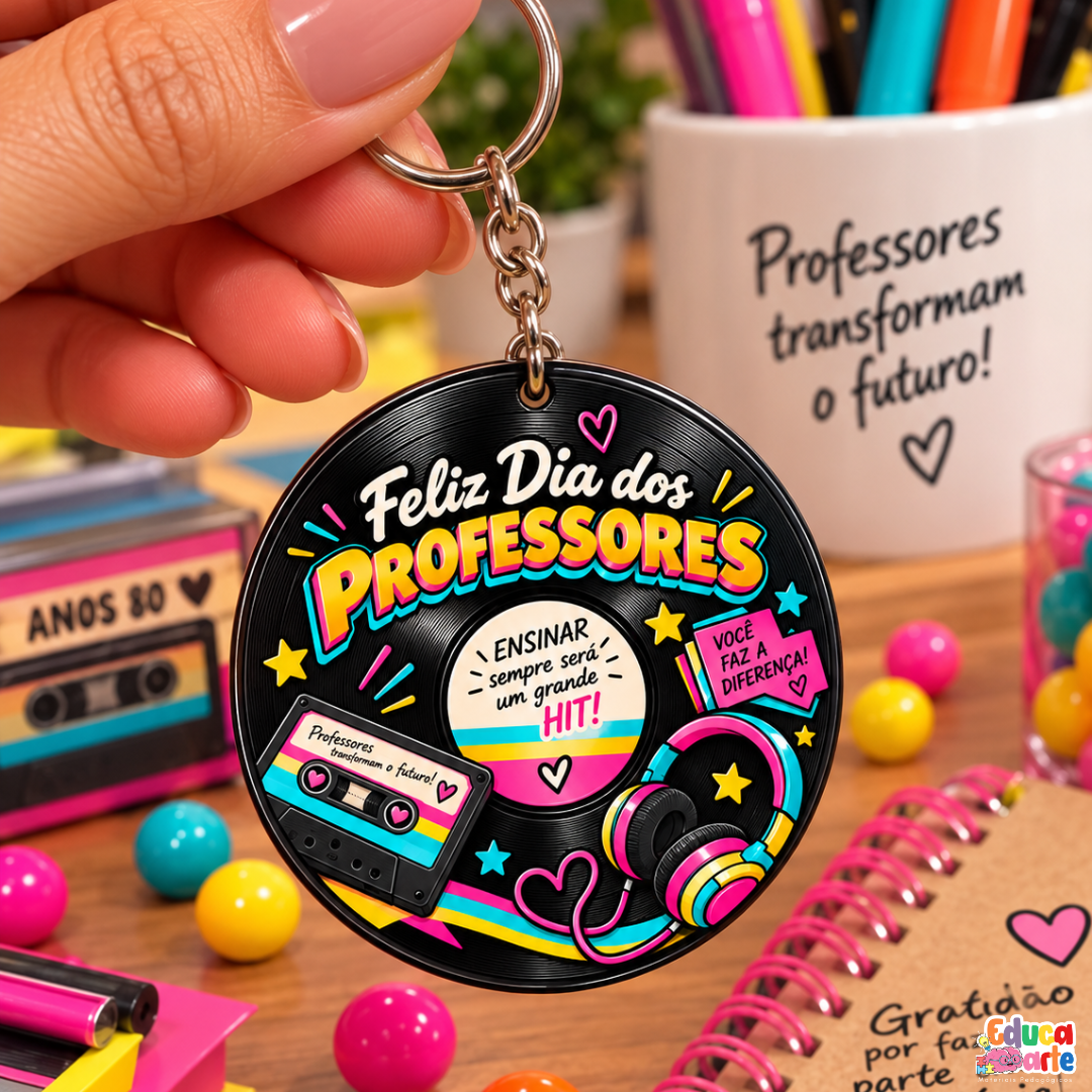 LEMBRANCINHA ANOS 80 DIA DOS PROFESSORES