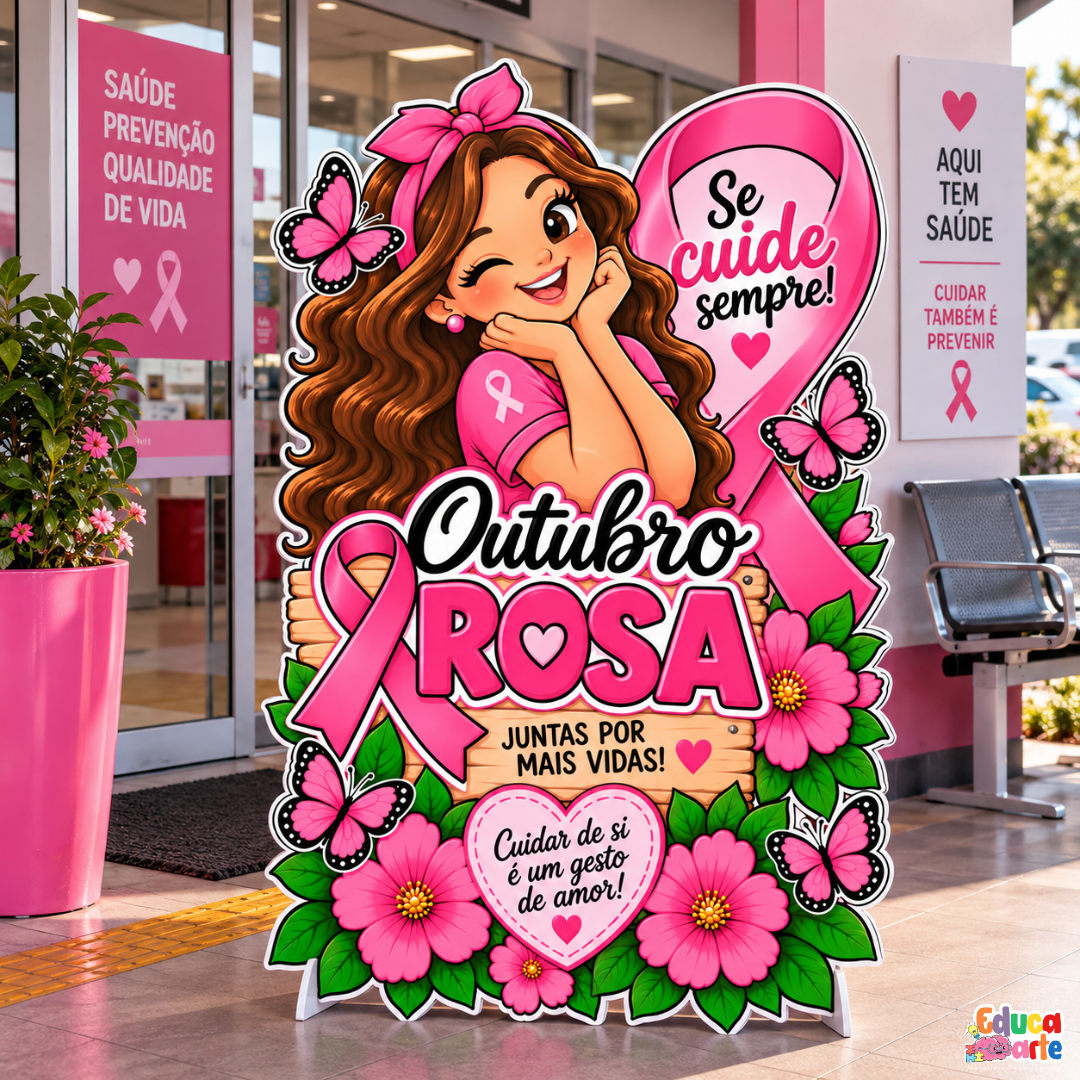 TOTEM OUTUBRO ROSA